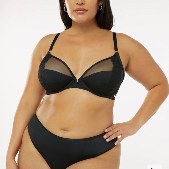 Savage X Fenty Half Cup Lace Bra 38DDD - Picture 1 of 9